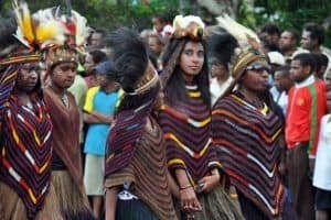 papua culture, dress, cloth