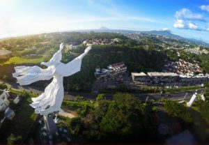 Christ Blessing statue in Manado