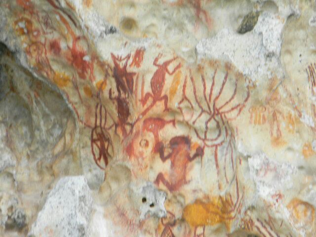 Prehistoric Cave Paintings in Indonesia