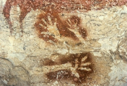 Prehistoric Cave Paintings in Indonesia